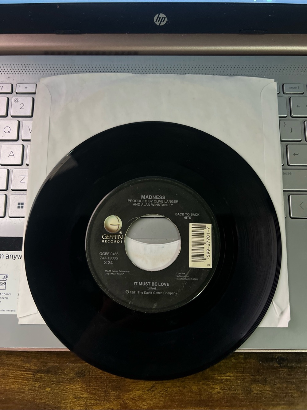 Madness – It Must Be Love 1983 Geffen Promo Rock VG